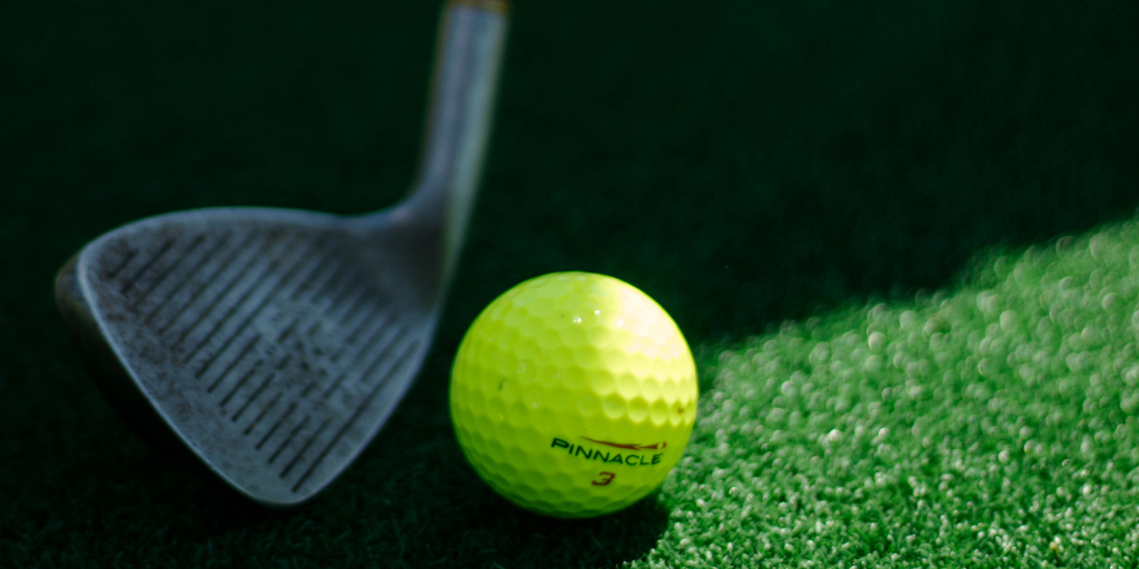 yellow golf ball, golf for the visually impaired